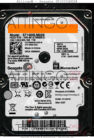 Seagate Momentus ST1000LM024 C7882G14AA7OAZ 01.2012 DGT 2AR10002 SATA front side