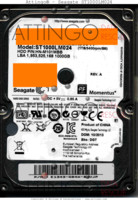 Seagate Momentus ST1000LM024 E1343G84ABNVJP 10/2013 DGT  SATA front side