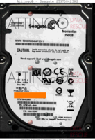Seagate Momentus ST9750423AS 9ZW14G-500 12325 WU 0001SDM1 SATA front side