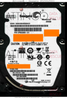 Seagate Momentus Thin ST250LT003 9YG14C-055 12277 WU 0001SDM1 SATA front side