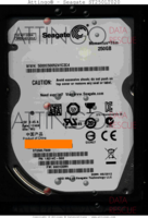 Seagate Momentus Thin ST250LT020 1AE14C-500 12464 WU 0001EXM1 SATA front side