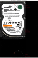 Seagate Momentus Thin ST320LT012 9WS14C-500 12516 WU 0001SDM1 SATA front side