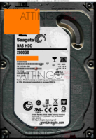 Seagate NAS HDD ST2000VN000 1H3164-500 13496 WU SC42 SATA front side
