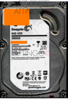 Seagate NAS HDD ST2000VN000 1H3164-500 13496 WU SC42 SATA front side