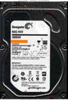 Seagate NAS HDD ST3000VN000 1H4167-505 13515 TK SC43 SATA front side