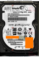 Seagate SERIAL ATA DISC DRIVE 500GB ST9500423AS 9RT143-020 12232 SU 0003HPM1 SATA front side