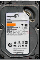 Seagate SV35 ST2000VX000 1CU164-500 13222 TK CV22 SATA front side