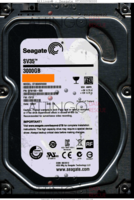 Seagate SV35 ST3000VX000 9YW166-500 13087 TK CV13 SATA front side