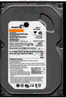 Seagate SV35.2 ST3160815AV 9EM032-501 08216 TK 3.ACF PATA front side