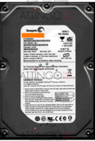 Seagate SV35.2 ST3750640AV 9DC048-501 09127 WU 3.ACH PATA front side