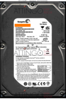 Seagate SV35.2 ST3750640AV 9DC048-501 09127 WU 3.ACH PATA front side