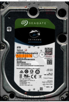 Seagate Skyhawk Surveillance ST8000VX0022 2EJ112-300 30OCT2016 TK AV01 SATA front side