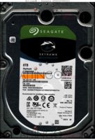 Seagate Skyhawk Surveillance ST8000VX0022 2EJ112-300 30OCT2016 TK AV01 SATA front side