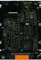 Seagate Wide ULTRA320 SCSI BD072863B2 306637-002   HPB5 SCSI back side