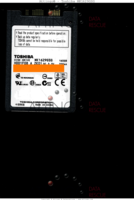 Toshiba A ZK01 MK1629GSG HDD1F08  CHINA  SATA front side