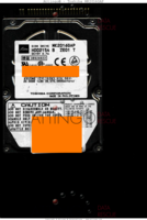 Toshiba B ZE01 T MK2016GAP HDD2154  PHILIPPINES  PATA front side