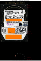 Toshiba C ZK01 T MK1031GAS HDD2A02 N.A. PHILIPPINES  PATA front side