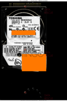 Toshiba C ZL01 S MK8032GAX HDD2D15 N.A. CHINA  PATA front side