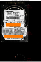 Toshiba D ZL01 T MK4032GAX HDD2D10 N.A. PHILIPPINES  PATA front side