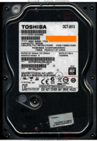 Toshiba DT01ACA050 DT01ACA050 HDKPC01H0A01 S OCT-2013 CHINA  SATA front side