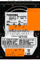 Toshiba MK1234GAX MK1234GAX HDD2D16 C ZW01 S n.a. China  PATA front side