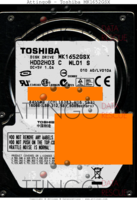 Toshiba MK1652GSX MK1652GSX HDD2H03 C WL01 S  CHINA  SATA front side