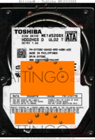 Toshiba MK1652GSX MK1652GSX HDD2H03 D UL02 T  Philippines LV011D SATA front side