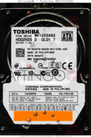 Toshiba MK1655GSX MK1655GSX 0K647G  PHILIPPINES FG010D SATA front side