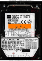 Toshiba MK2018GAP MK2018GAP HDD2164 H ZE01 T n.a. Philippines  PATA front side