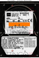 Toshiba MK2023GAS MK2023GAS HDD2187 C ZE01 T n.a. Philippines  PATA front side