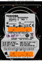 Toshiba MK2555GSXF MK2555GSXF HDD2H74 Q TW01 T n.a. Philippines  SATA front side