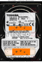 Toshiba MK3263GSX MK3263GSX HDD2H23 S PK01 T n.a. Philippines  SATA front side