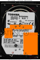 Toshiba MK3265GSX MK3265GSX HDD2H83 C SL01   N723 SATA front side