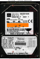 Toshiba MK4021GAS MK4021GAS HDD2182 F ZE01 T    PATA front side