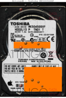 Toshiba MK5065GSXF MK5065GSXF HDD2L13 P TN01 T 28DEC2011 Philippines  SATA front side
