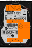 Toshiba MK7575GSX MK7575GSX CP508322-01 19MAY2012 China  SATA front side