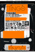 Toshiba MQ01ABD050 MQ01ABD050 HDKEB03G0A01 T 05APR2014 Philippines  SATA front side