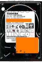 Toshiba MQ01ABD050 MQ01ABD050 HDKEB03T0A01 S 25OCT2012 China  SATA back side