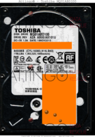 Toshiba MQ01ABD100 MQ01ABD100 HDKGB13AYA01 T 18NOV2015 Philippines  SATA front side