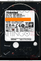 Toshiba MQ01ABD100 MQ01ABD100 HDKGB13AYA01 T 15JUL2017 Philippines  SATA front side