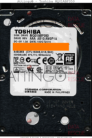 Toshiba MQ01ABF050 MQ01ABF050 AAA AB10~AM0P1A 15 OCT 2014 PHILIPPINES  SATA front side
