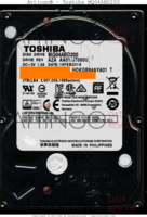 Toshiba MQ04ABD200 MQ04ABD200 HDKGB84AYA01 T 16FEB2018 Philippines  SATA front side