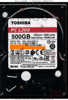 Toshiba PC L200 HDWJ105 HDKEB03ZKA01 T 03JUN2019 Philippines  SATA front side