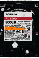 Toshiba PC L200 HDWK105UZSVA HDKCB16ZKA01 T 09SEPT2019 Philippines  SATA front side