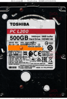 Toshiba PC L200 HDWK105UZSVA HDKCB16ZKA01 T 09SEP2019 Philippines  SATA front side