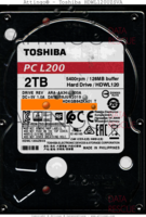 Toshiba PC L200 HDWL120UZSVA HDKGB84ZKA01 T 08JUN2019 Philippines  SATA front side