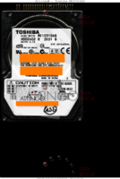 Toshiba S ZK01 S MK1031GAS HDD2A02 N.A. CHINA  PATA front side
