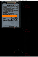 Toshiba S ZM01 MK1011GAH HDD1789  CHINA  PATA front side