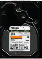 Toshiba Surveillance S300 HDETV13ZSA51 HDWT360UZSVA 20191008 Philippines 0603 SATA front side