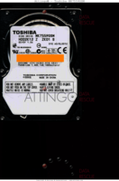 Toshiba Z ZK01 S MK7559GSM HDD2K12 N.A. CHINA  SATA front side